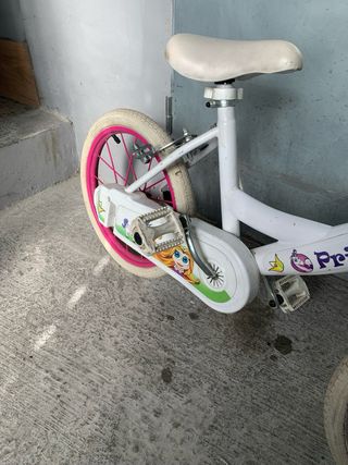 Bicicleta Niña Aro 16 Princesa Blanca