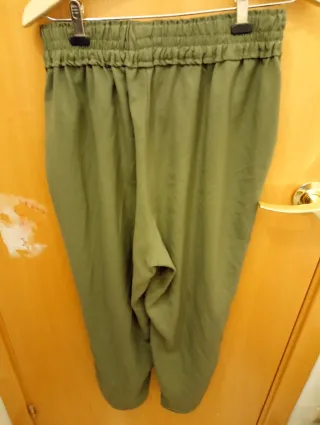 Pantalón ancho verde