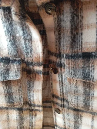 Camisa de cuadros gruesa y cálida.rd más grande de