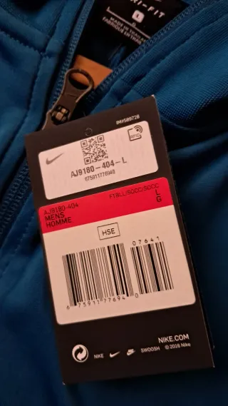 Chaqueta deportiva Nike azul
