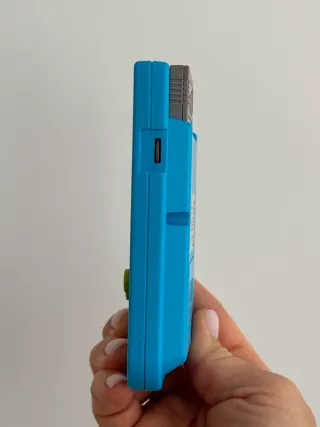 Game Boy Pocket Blu con Schermo IPS