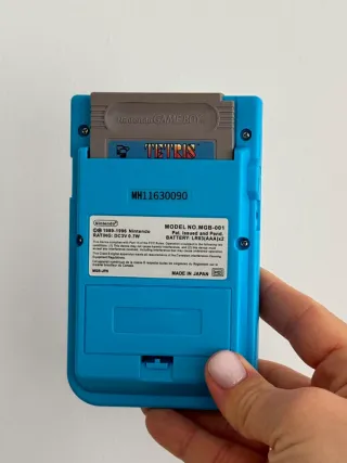 Game Boy Pocket Blu con Schermo IPS