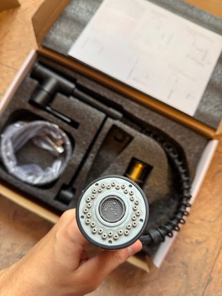 Miscelatore Rubinetto Nero Cucina 360° Lavello Pro