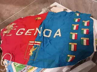 Bandiera Genoa 9 Scudetti 60x45 valuto offerte
