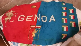 Bandiera Genoa 9 Scudetti 60x45 valuto offerte