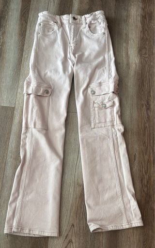 Pantalones Cargo Zara Colores Pastel