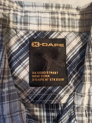 Camicia uomo mezza manica X-Cape
