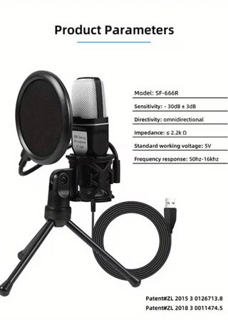 Micrófono USB para PC Gamer