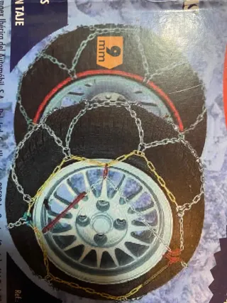 Cadenas nieve, un solo uso