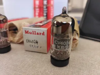 Pareja valvulas mullard cv4024 M8162 símil 12at7