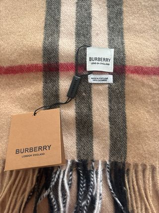 Sciarpa Burberry Beige Multicolor