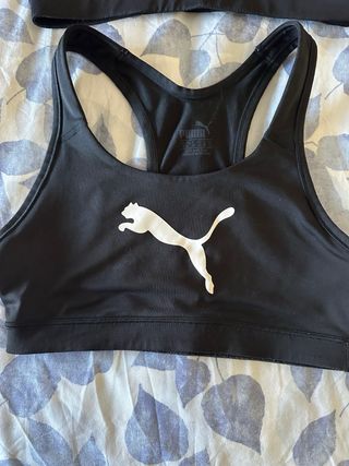Lote 2 sujetadores deportivos Puma T-M