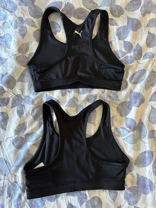 Lote 2 sujetadores deportivos Puma T-M