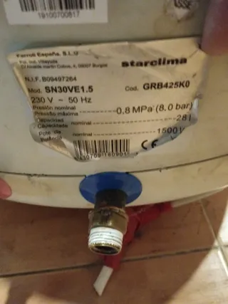 Termo Eléctrico Starclima