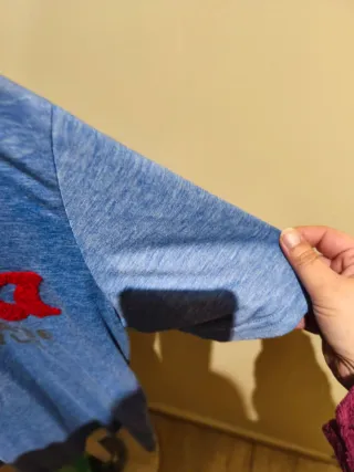 Camiseta Arizona Manga Corta Azul Talla XL.