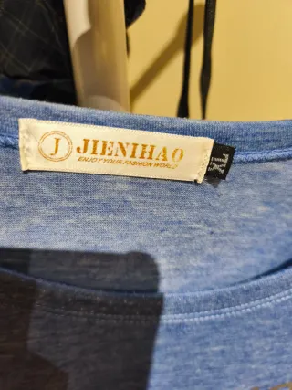 Camiseta Arizona Manga Corta Azul Talla XL.