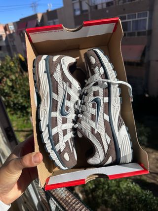 Nike P-6000 Talla 36 EU Marrón/Blanco