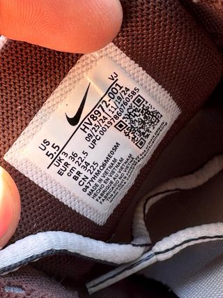 Nike P-6000 Talla 36 EU Marrón/Blanco