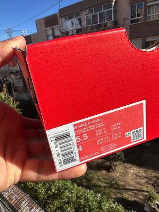 Nike P-6000 Talla 36 EU Marrón/Blanco