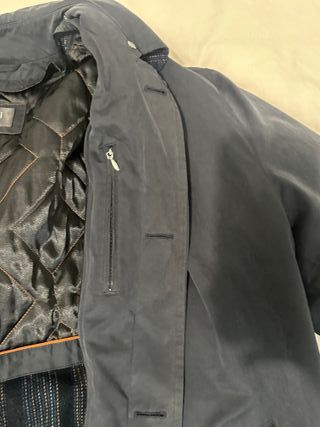 Gabardina Bugatti Larga Doble Forro