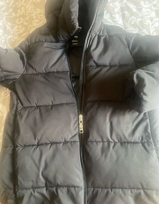Anorak plumas negro