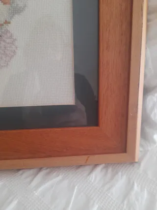 Cuadro punto de cruz tetera