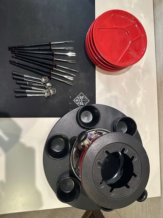 Set Fondue Le Creuset Hierro Fundido