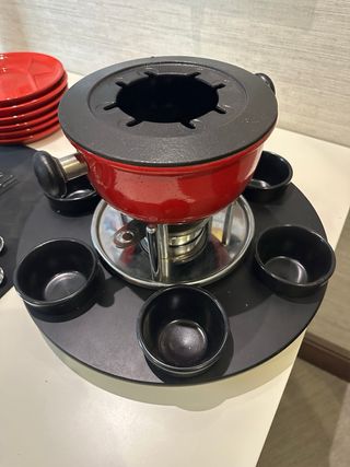 Set Fondue Le Creuset Hierro Fundido