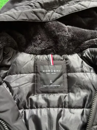 Chaqueta KROOSH DENIM Negra con Capucha