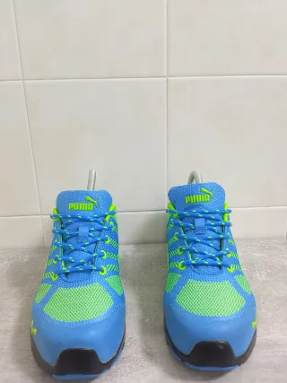Scarpe antinfortunistiche Puma donna blu/verde