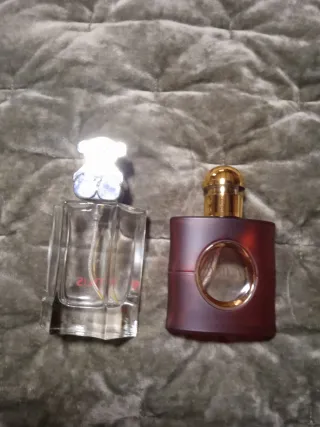 2 Botes Vacíos Perfume Decoración Colección