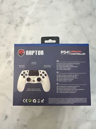 Mando Raptor PS4 Inalámbrico Blanco