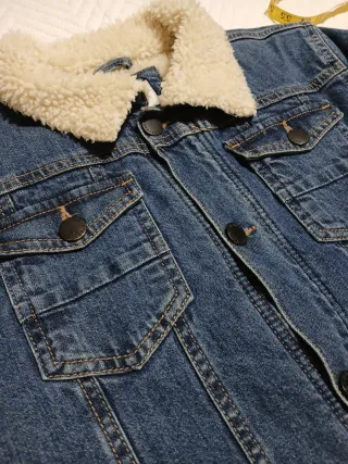 Chaqueta vaquera Rebel borreguillo