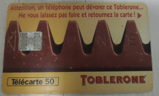 Scheda telefonica Toblerone 50