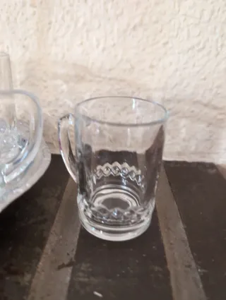 Juego de 6 Vasos con Bandeja
