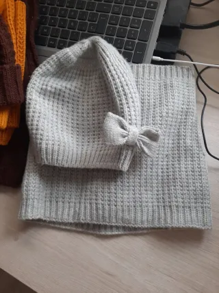 3 Conjuntos gorro y bufanda de lana