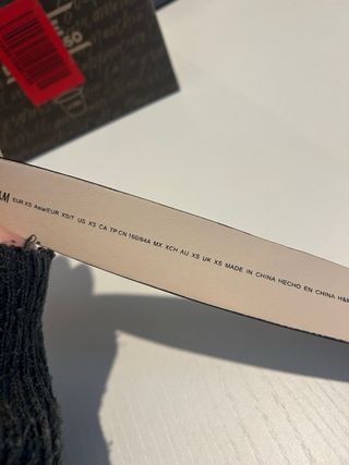 Cintura H&M con fibbia dorata