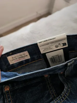 Pantalón Levi's 568 Loose Straight W34 L34 nuevos