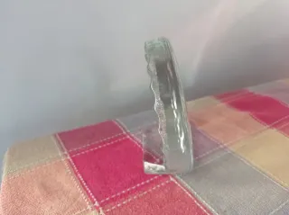 Fermacarte in cristallo capricorno