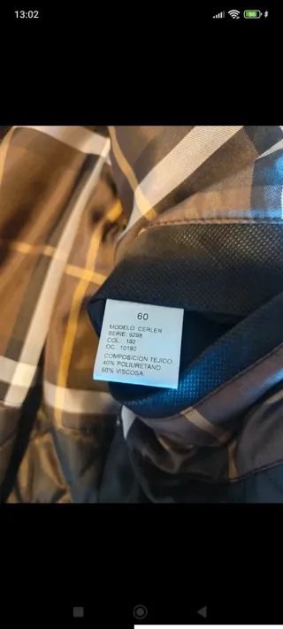 Cazadora de cuero marrón