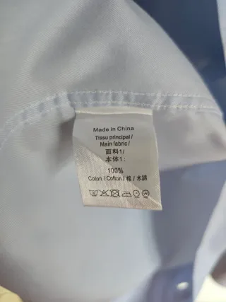 Camicia uomo azzurra Louis Vuitton