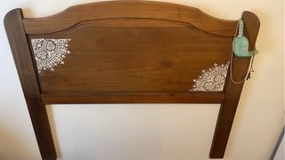 Cabecero de madera para cama de 1,20