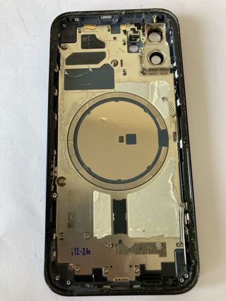 Chasis original de desmontaje iPhone 12 Negro