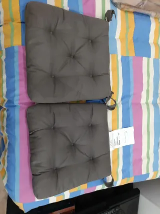 2 Cojines Malinda Ikea gris