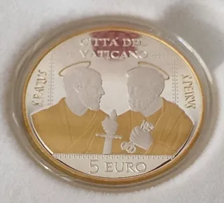 Pack 2 Euros Vaticano 2021 Oro y Plata