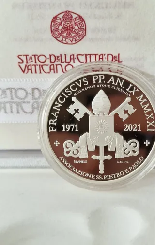 Pack 2 Euros Vaticano 2021 Oro y Plata