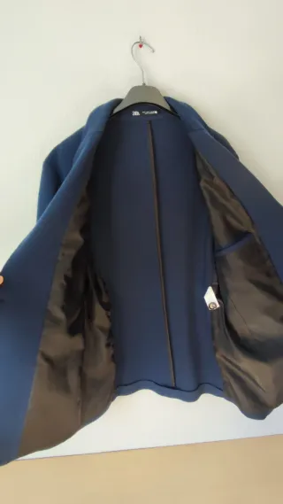 Blazer Zara Azul Talla S