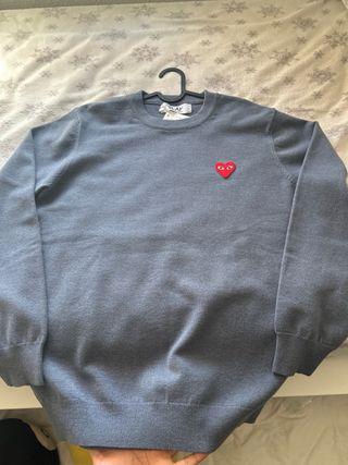 Jersey Ami Paris gris con corazón