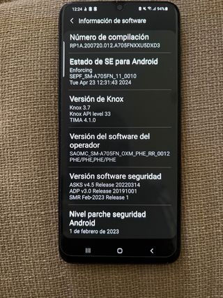 Samsung Galaxy A70 Negro