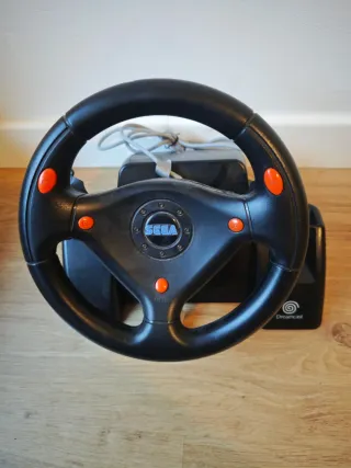 Volante Sega Dreamcast + Speed Devils